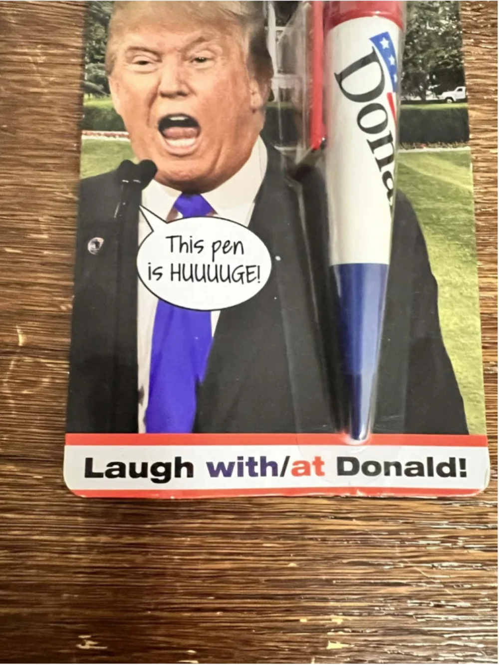 Donald Trump Talking Pen 8 Sayings New Sealed Political Gag Gift Collectible